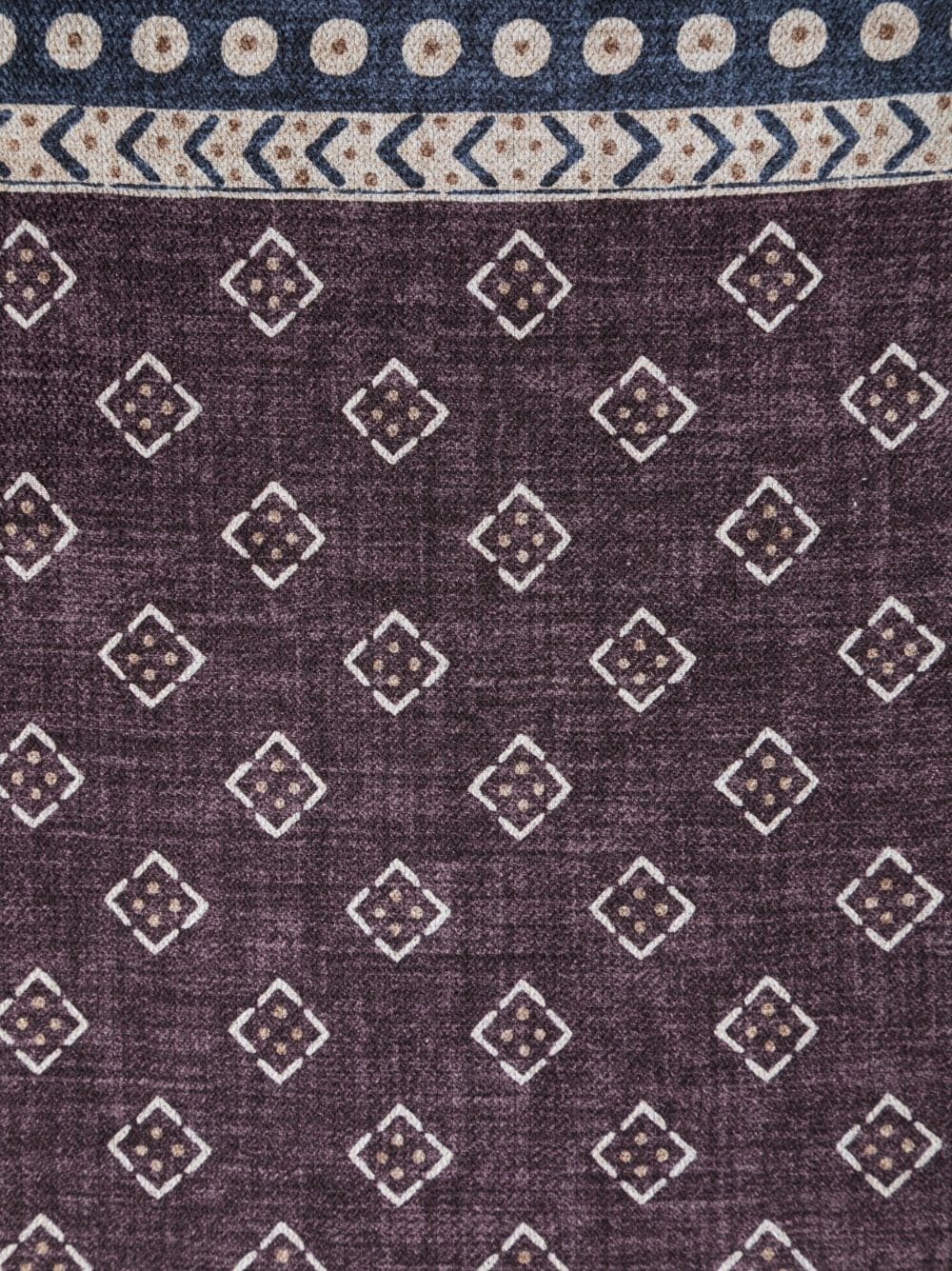 reversible silk pocket square - 2