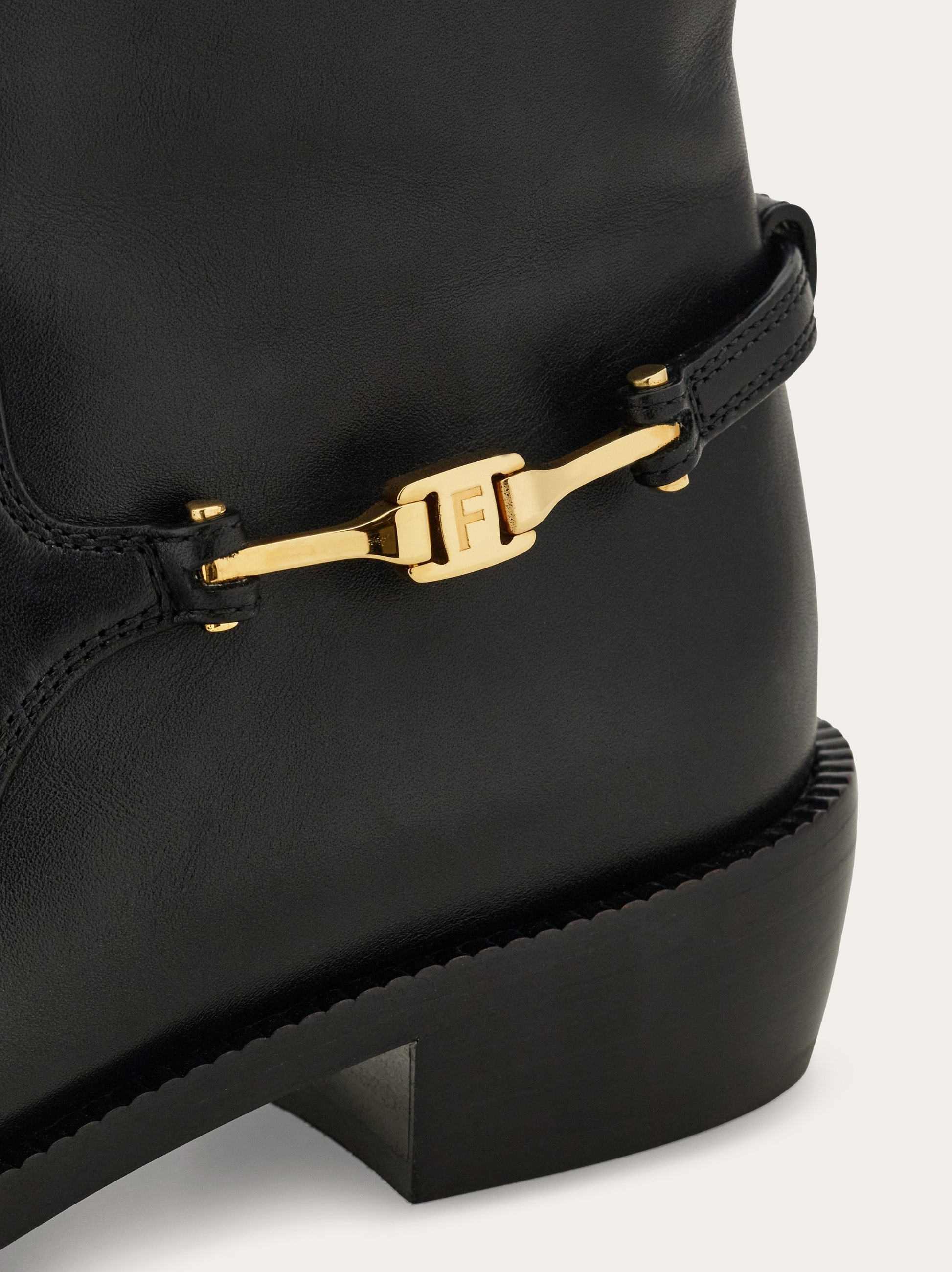 F buckle knee boot - 7