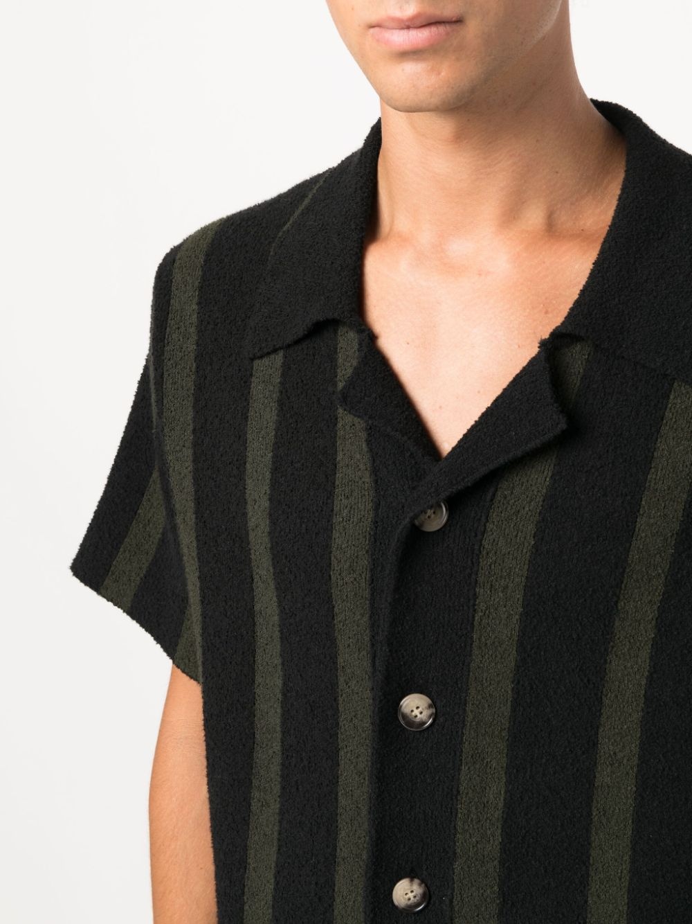 Almar striped terry-cloth shirt - 5
