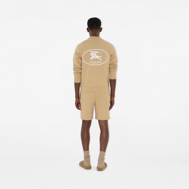 Knight Stamp Cotton Shorts 4