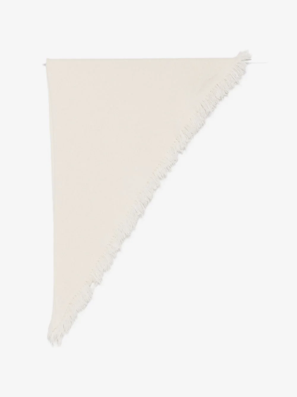 fringed triangle scarf - 1
