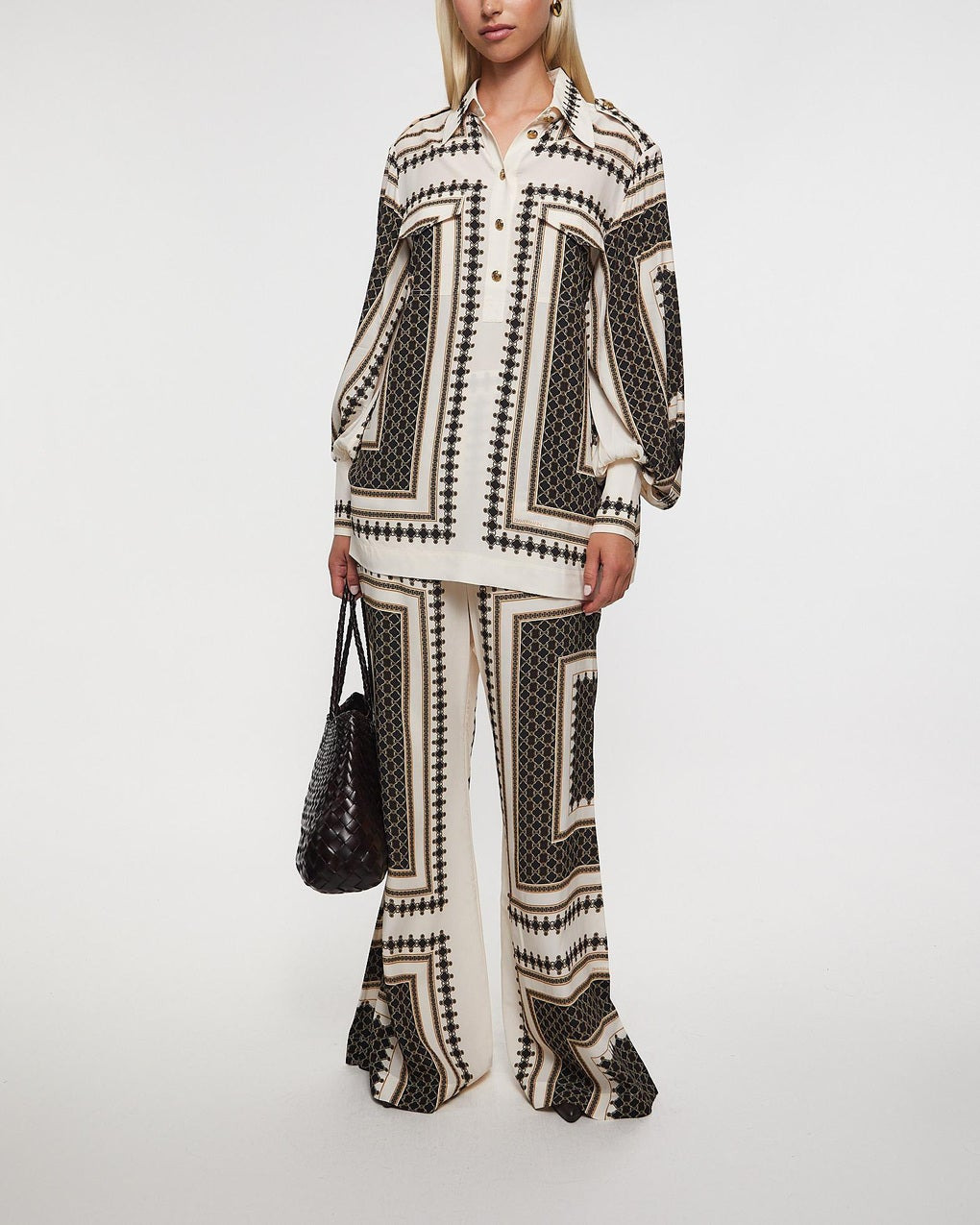 Trousers Flare Pant Print - 3