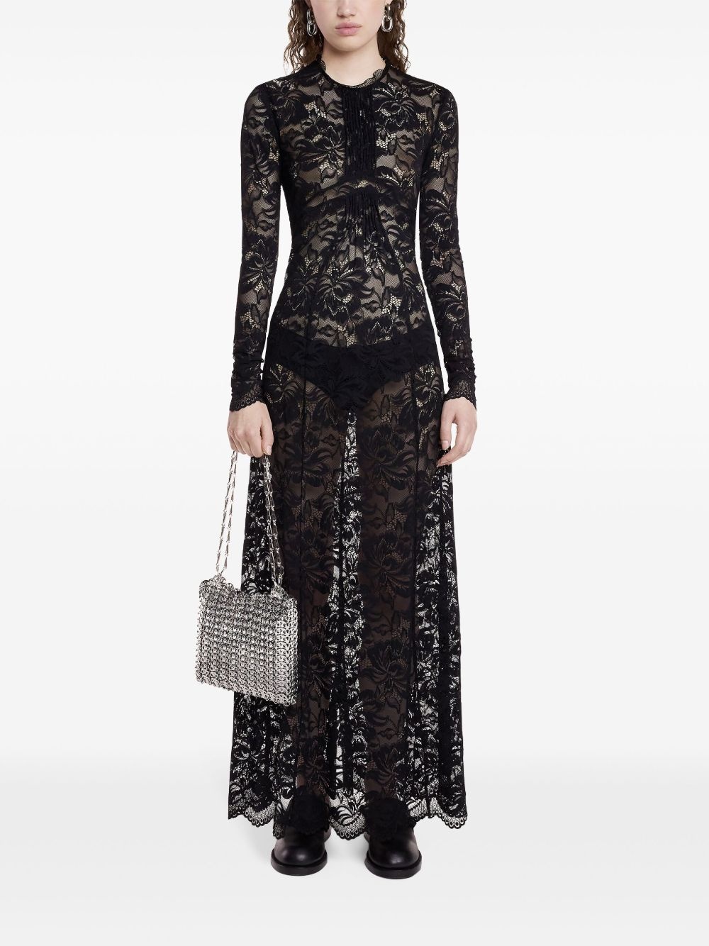 lace maxi dress - 2