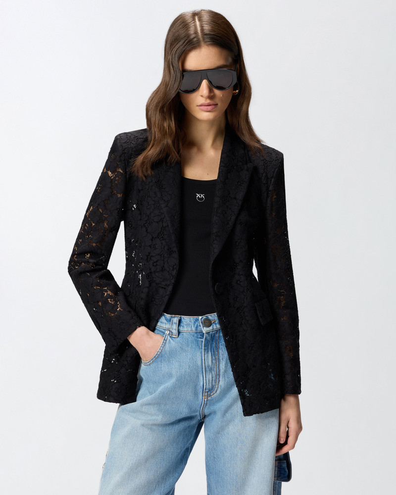 LACE BLAZER WITH JEWEL BUTTONS 3