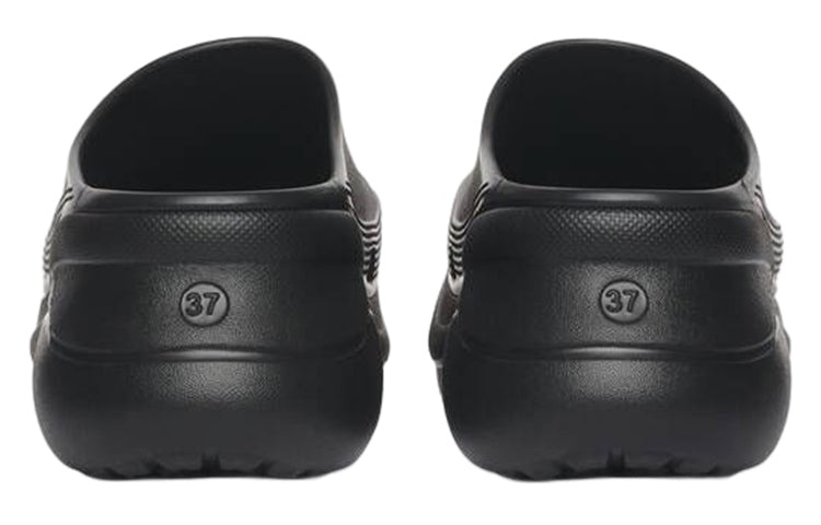 (WMNS) Balenciaga Crocs Mule in 'Black' 720762W1S8E1000 - 5