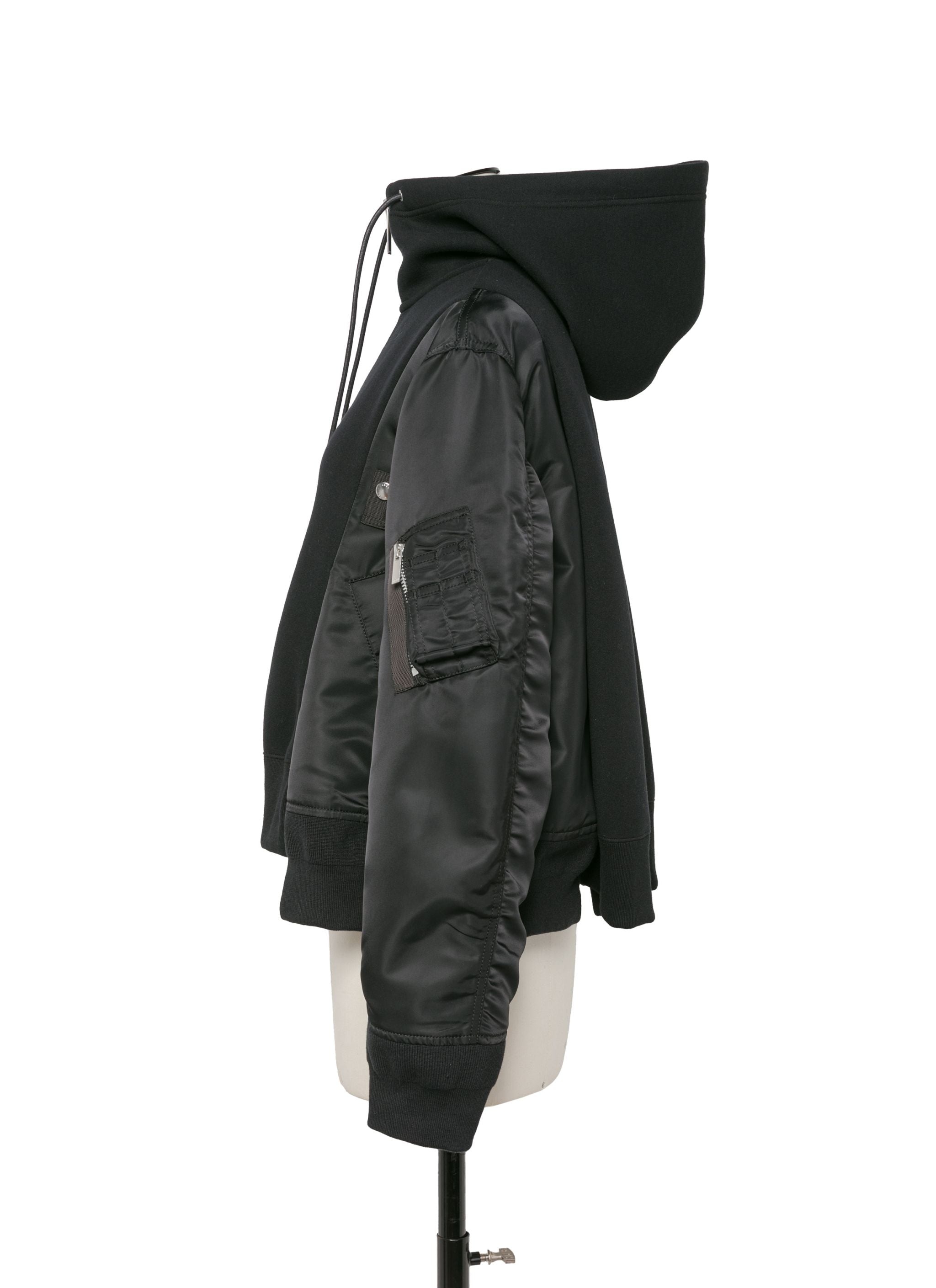 Sponge Sweat x Nylon Twill Hoodie - 3