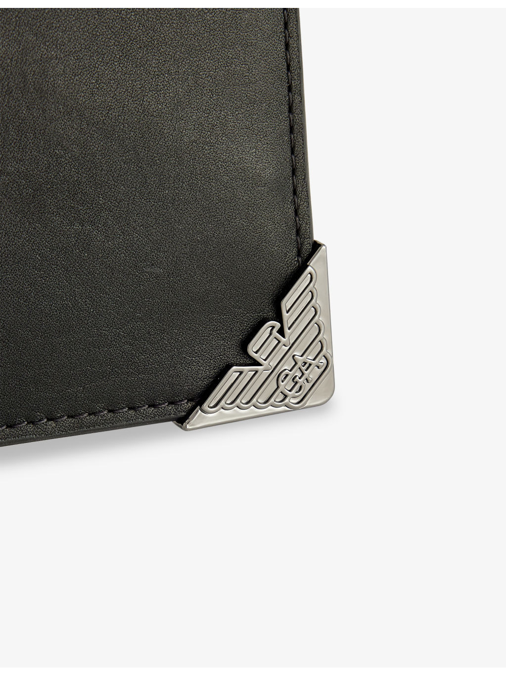 Logo-Badge Leather Card Holder - 2