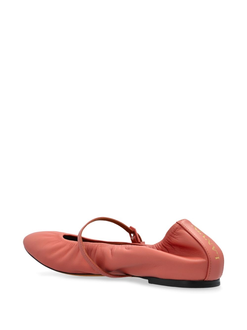 leather ballerina shoes - 3