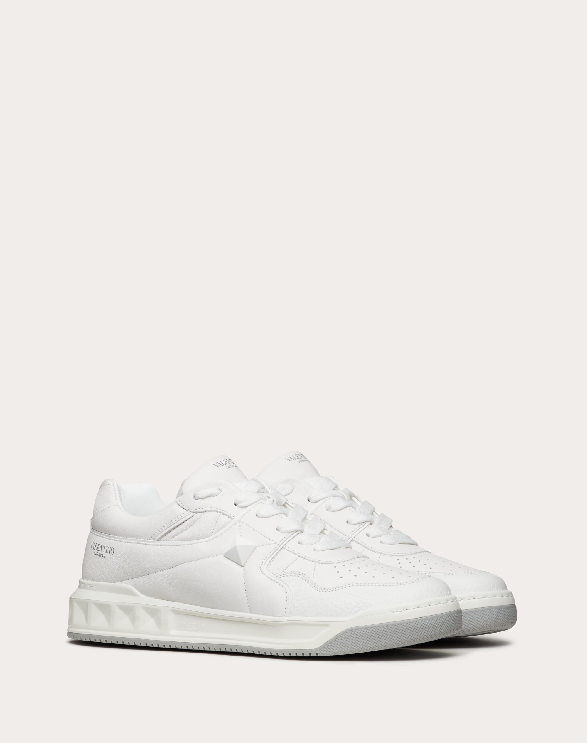 ONE STUD LOW-TOP NAPPA SNEAKER - 2