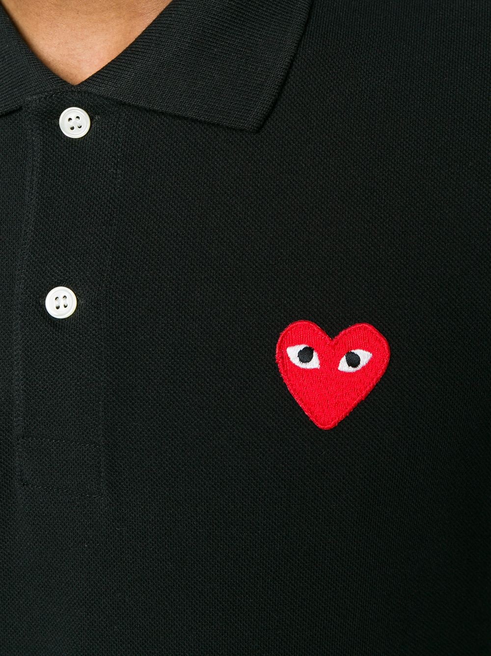 heart-patch polo shirt - 5