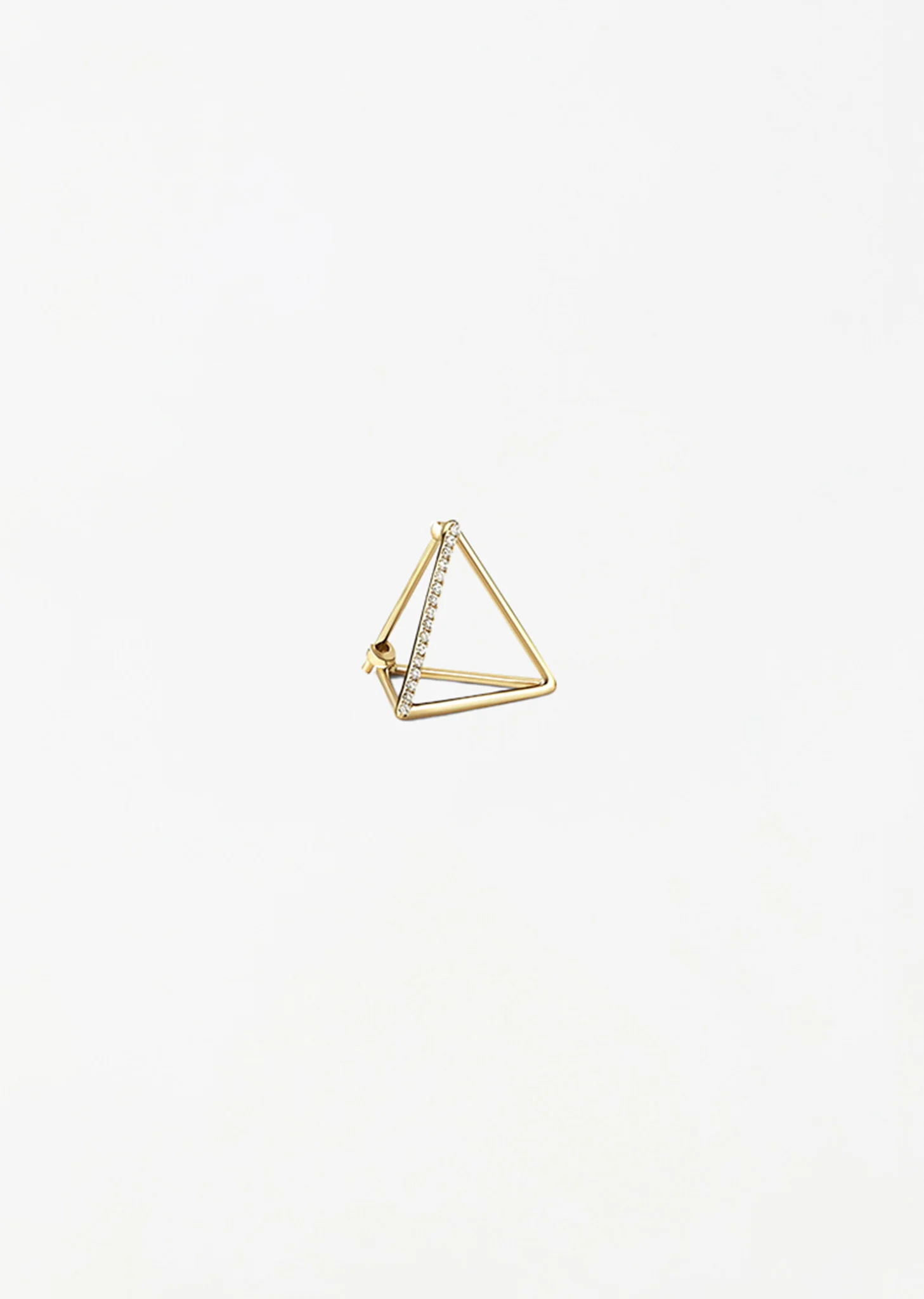 Diamond Triangle Earring 01 15 - 1