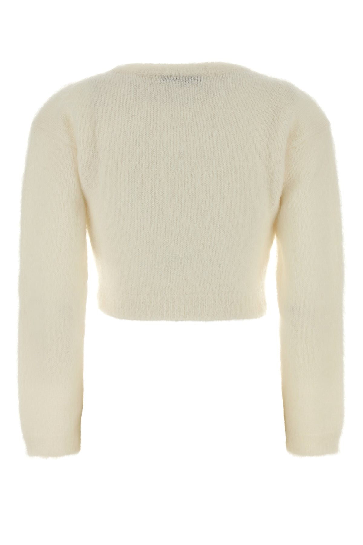 Ivory mohair blend cardigan - 2