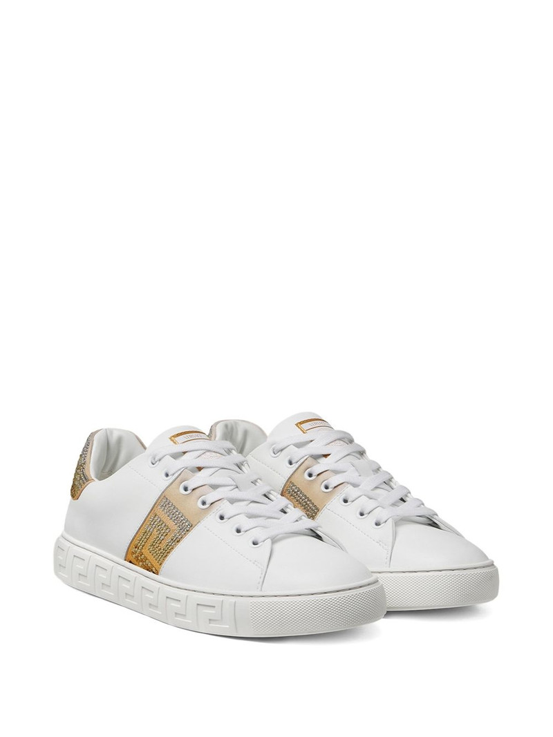 VERSACE Crystal Greca sneakers outlook