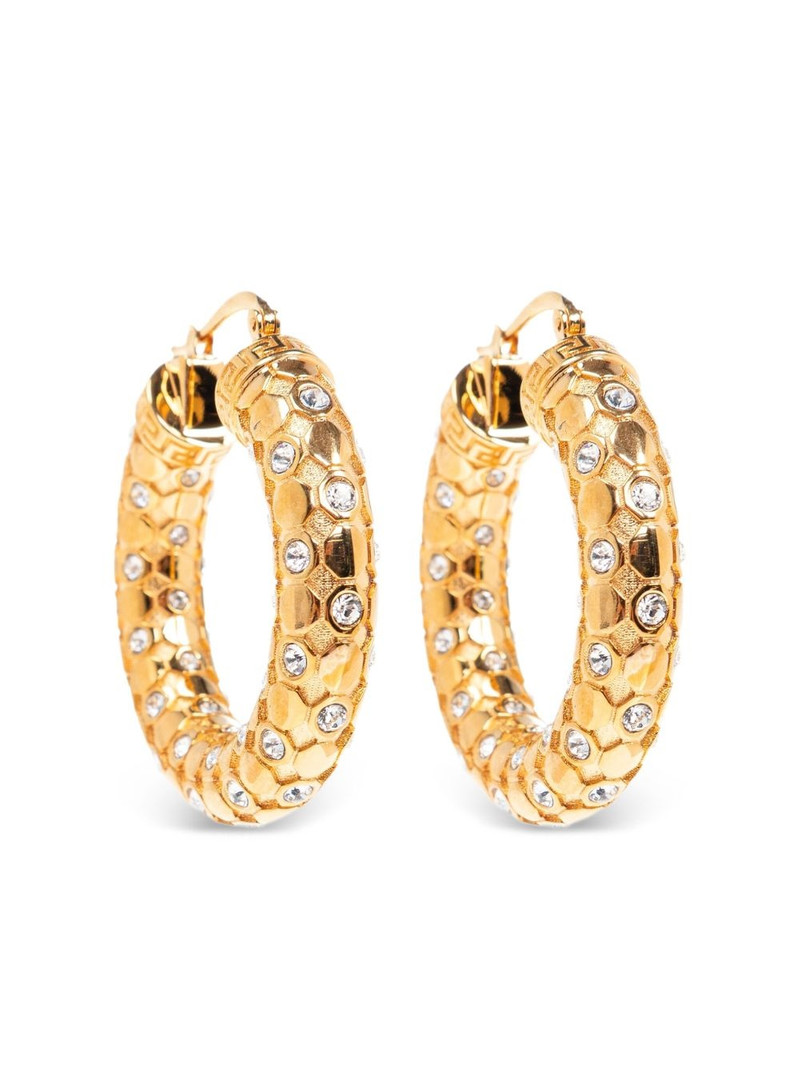 Greca-engraved hoops 1
