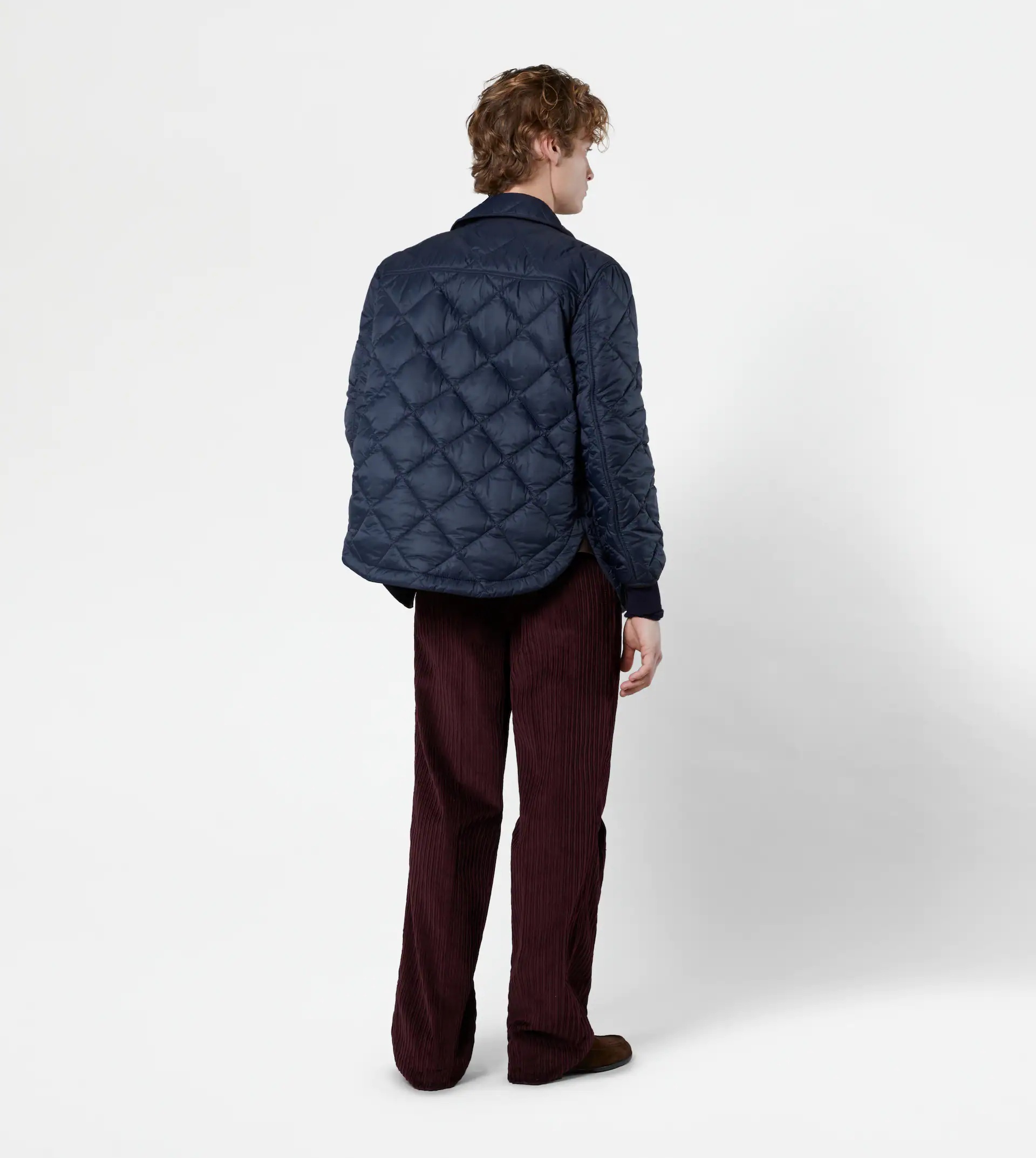 QUILTED JACKET - BLUE - 3