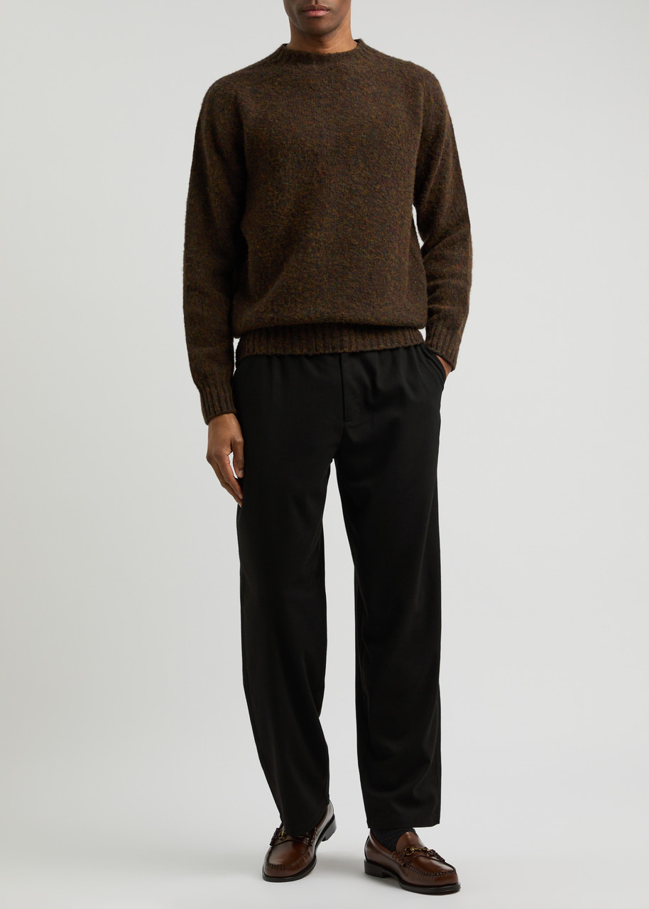 Sunspel Shetland Wool Jumper - 4