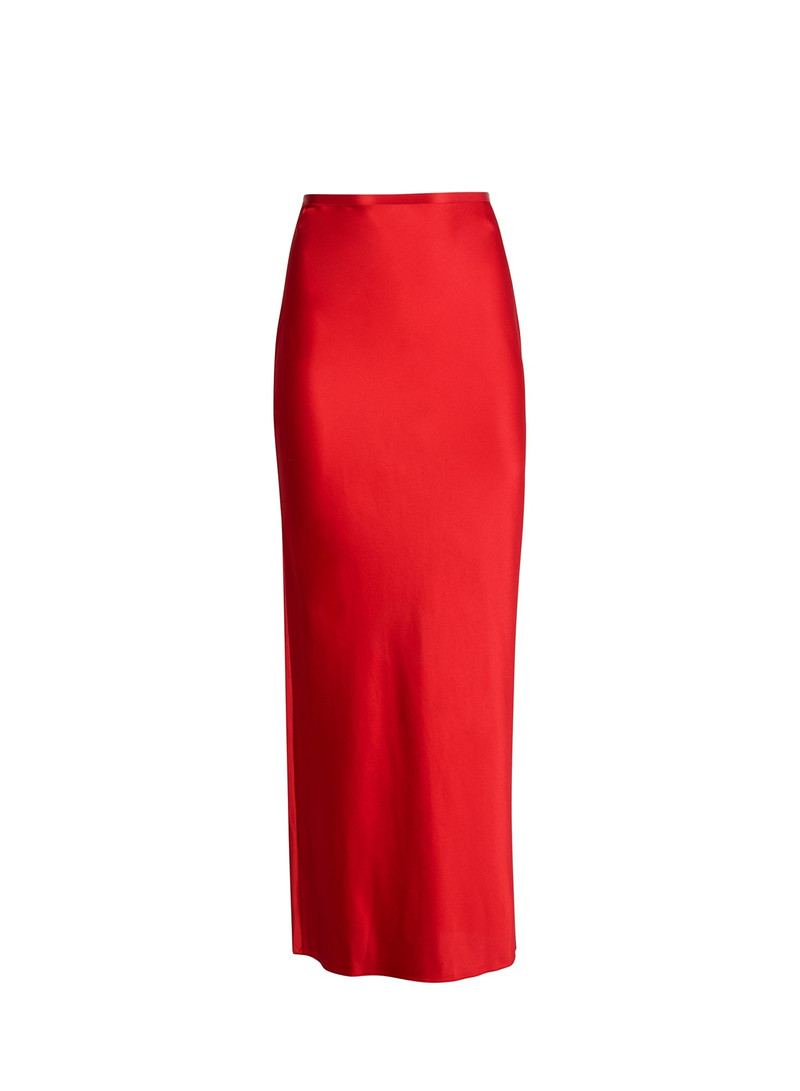 Silk Bias Cutout Skirt 1