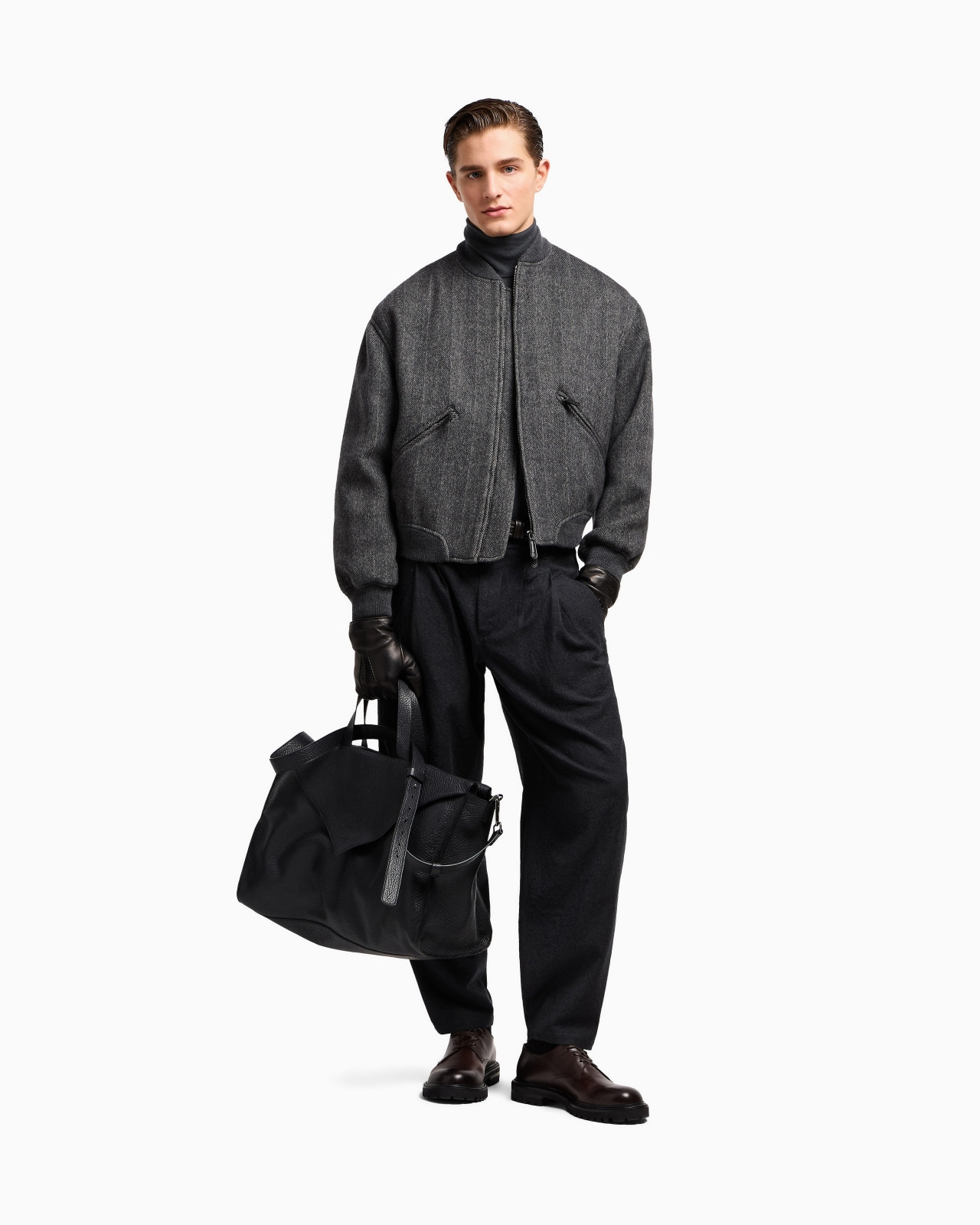 CASHMERE MOCK-NECK JUMPER - 2