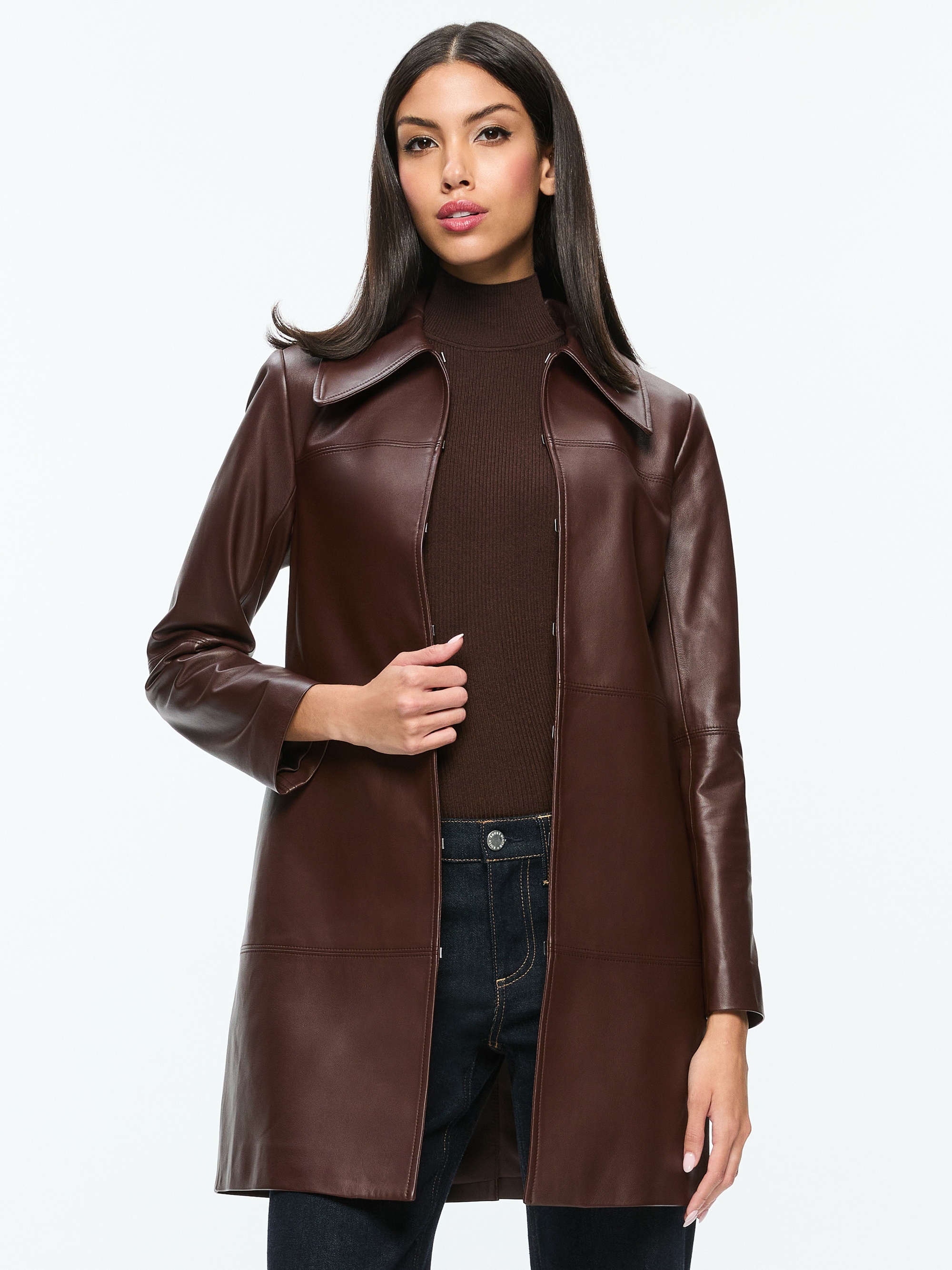 LOGAN LEATHER COAT - 2