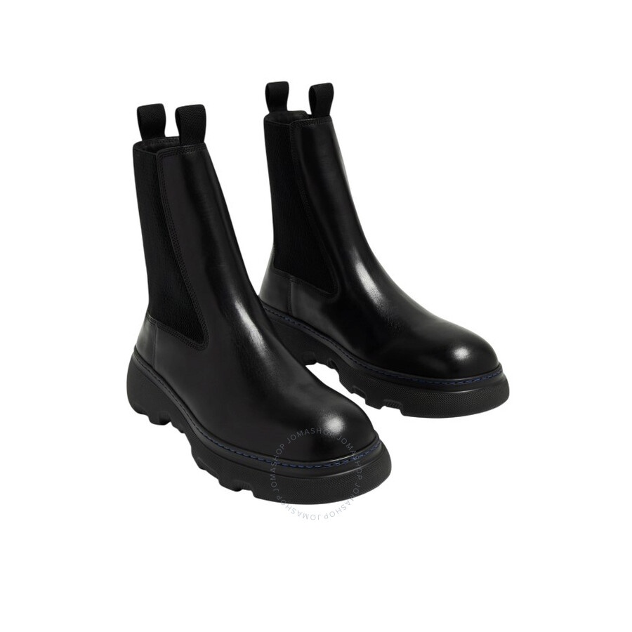 Burberry Creeper Leather Chelsea Boots - 2