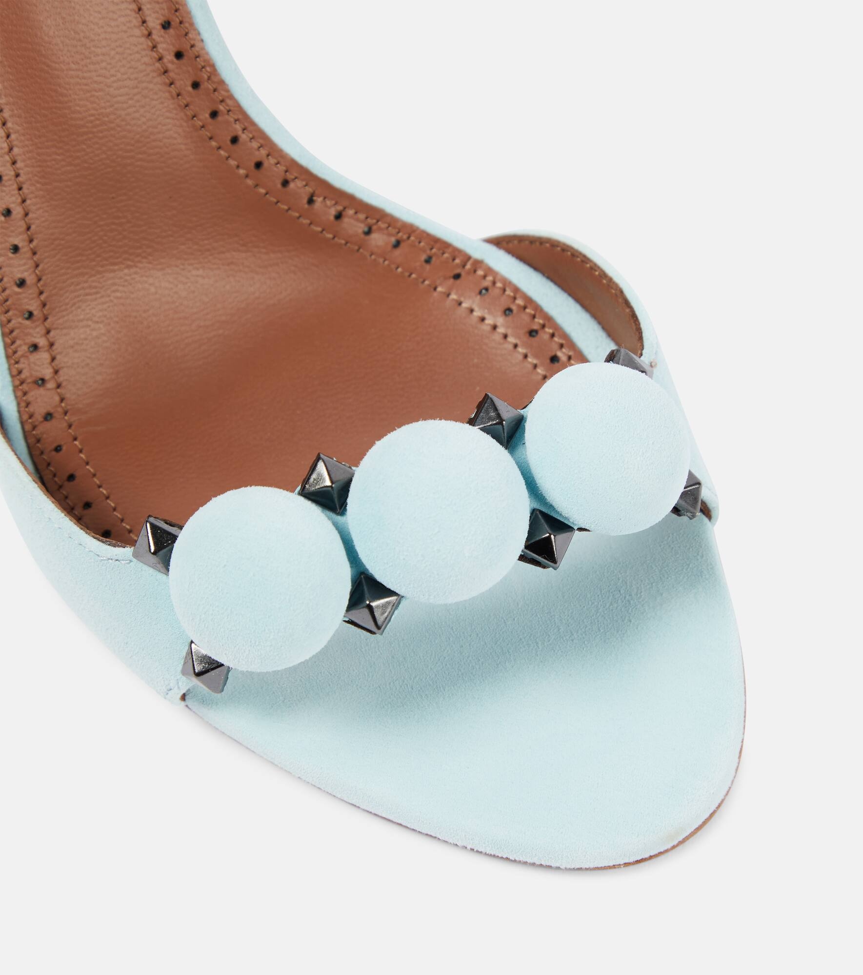 Studded leather sandals - 6