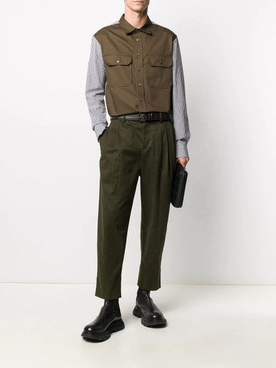 Neil Barrett straight-leg cotton trousers outlook