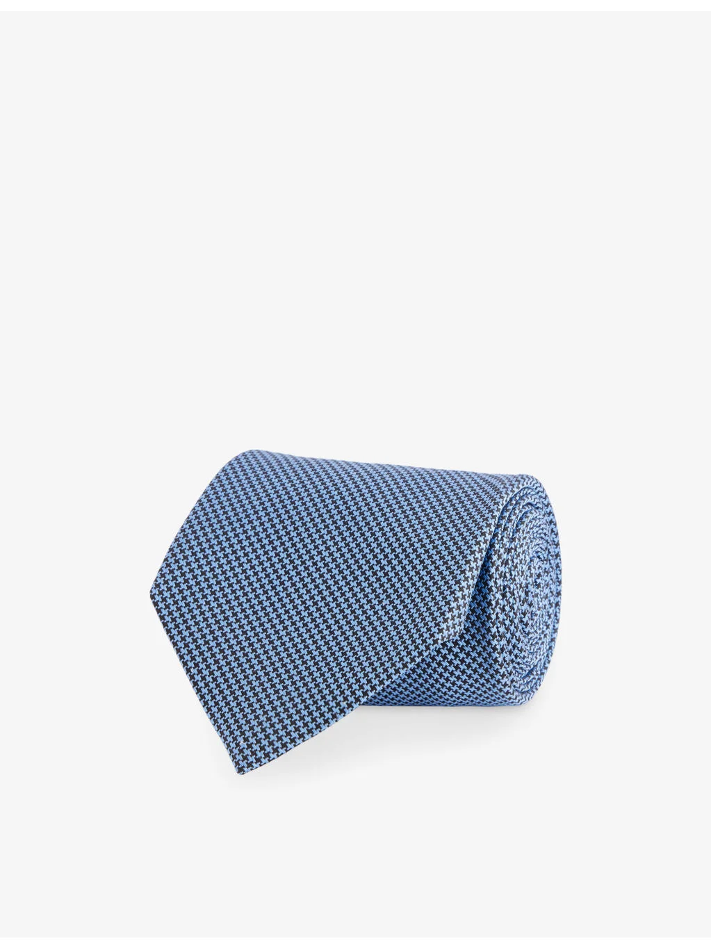 Pattern Weave Silk Tie - 1