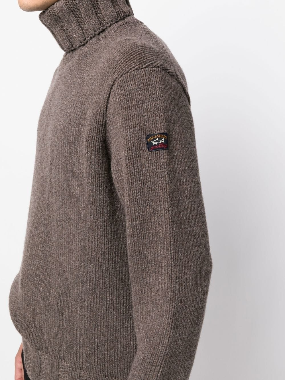 wool roll-neck jumper - 5