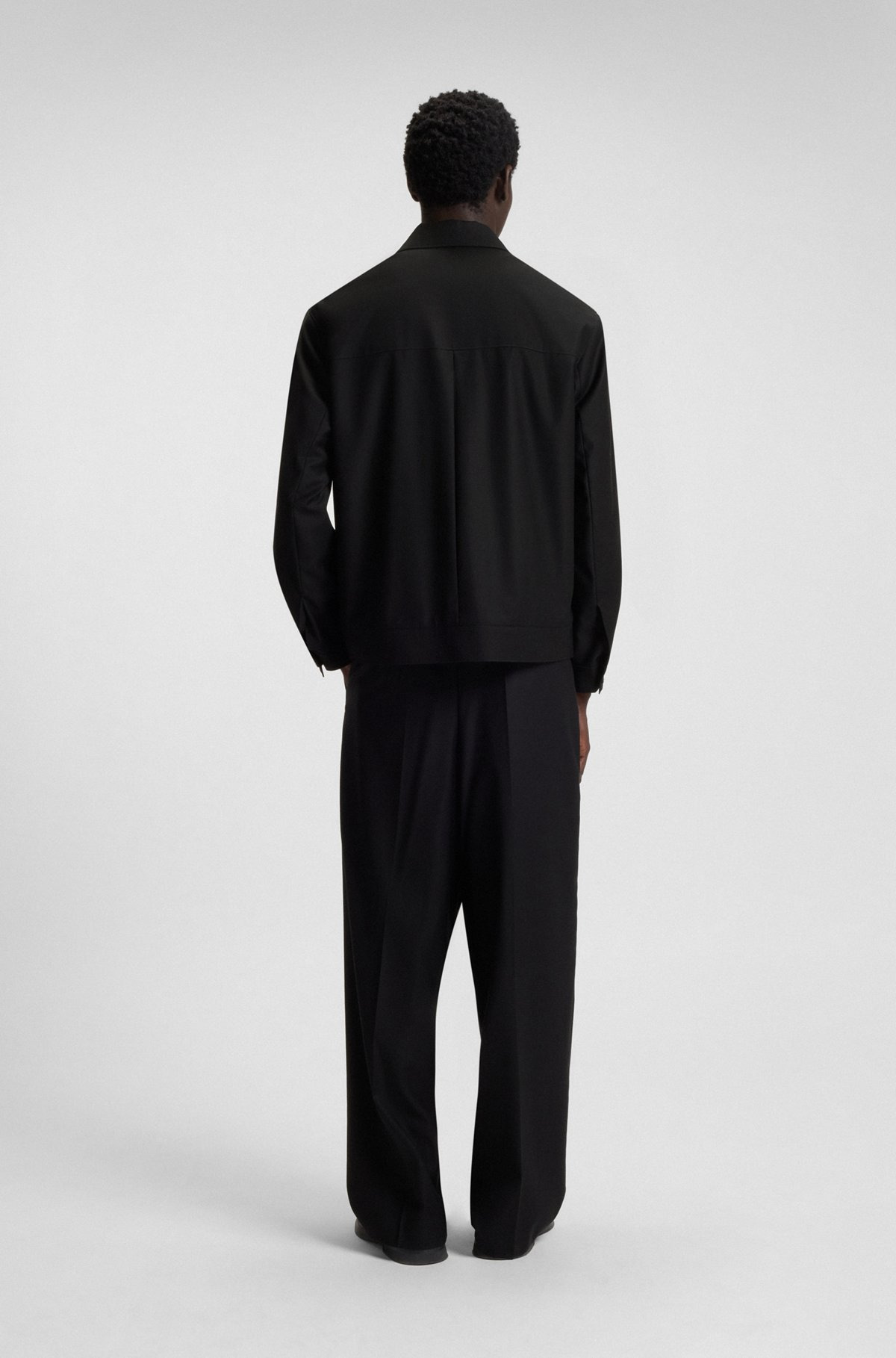 SLIM-FIT JACKET IN A VIRGIN-WOOL BLEND - 4