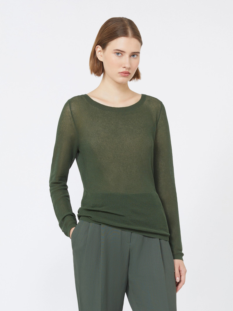 FIORITO Slim-fit cotton-blend sweater - KAKI 3