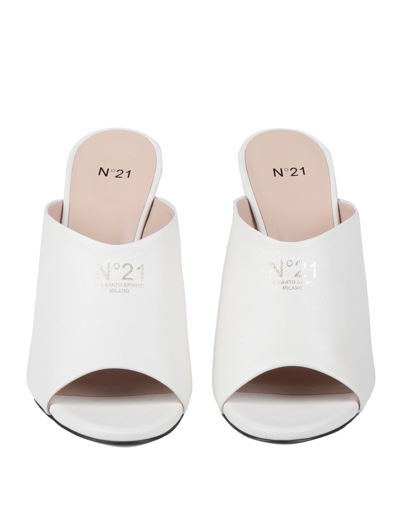 White Women's Sandals - 4