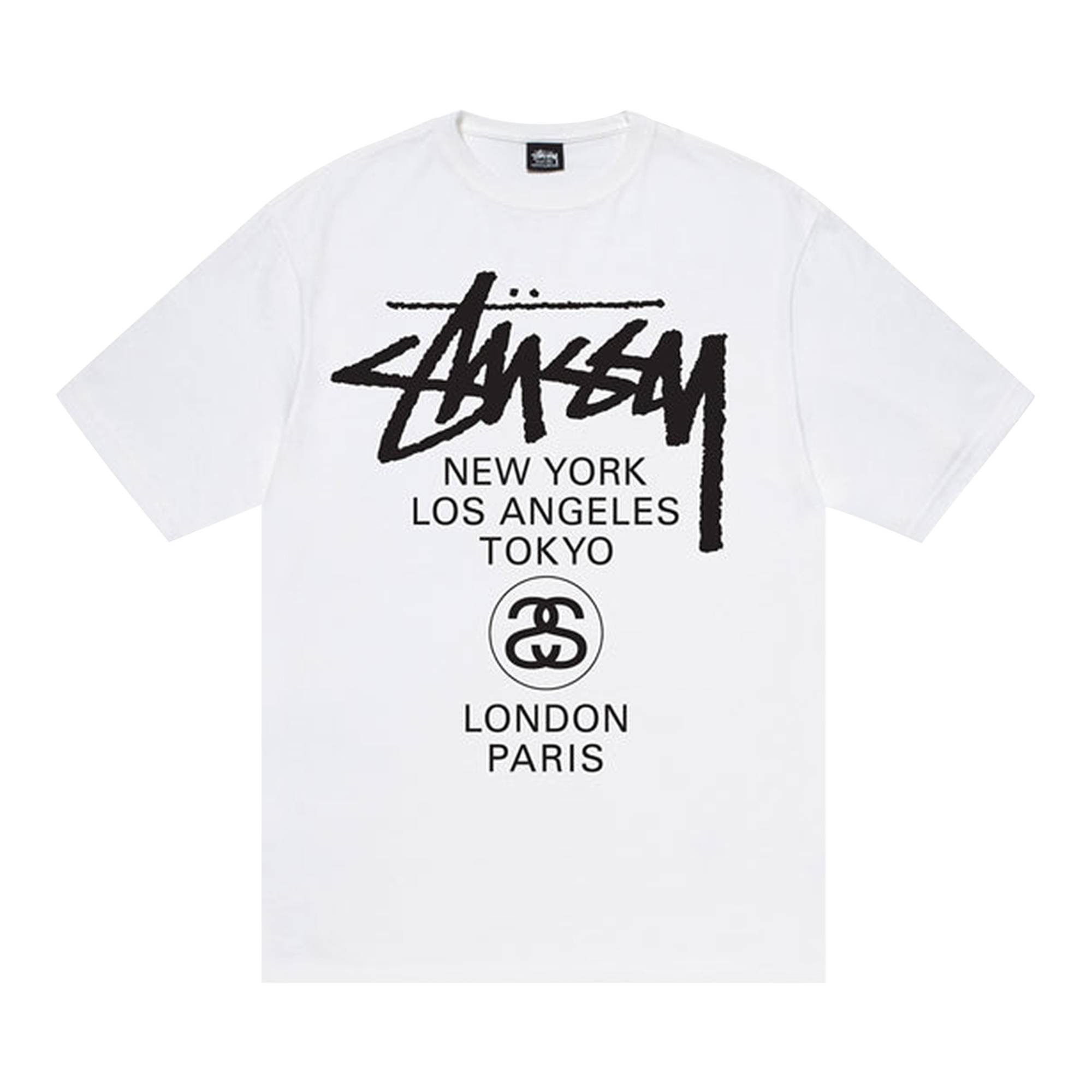 Stussy World Tour Tee 'White' - 1