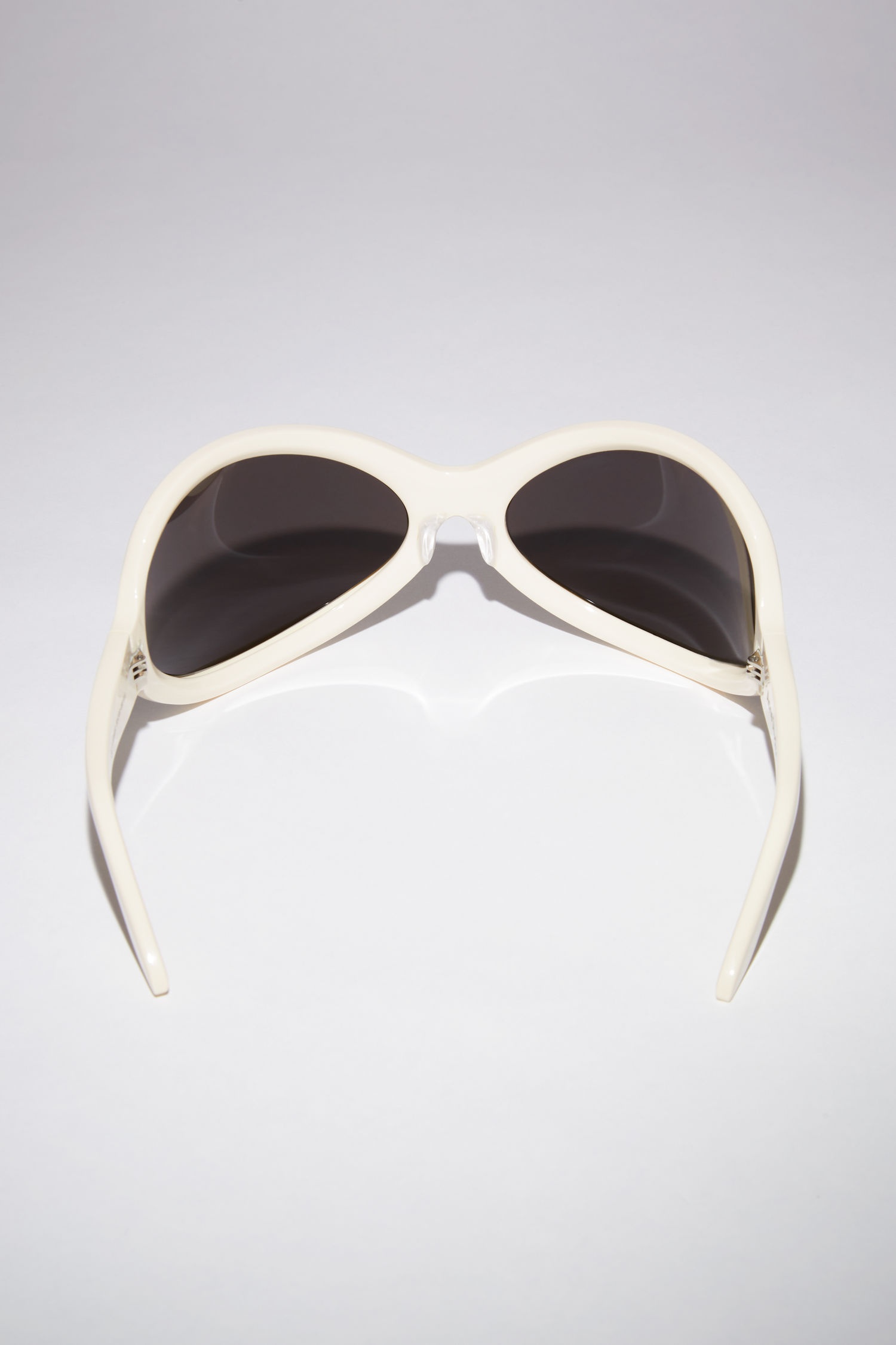 Acetate sunglasses - Black/white - 3