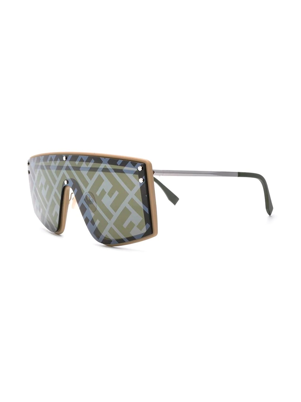 monogram print sunglasses - 2