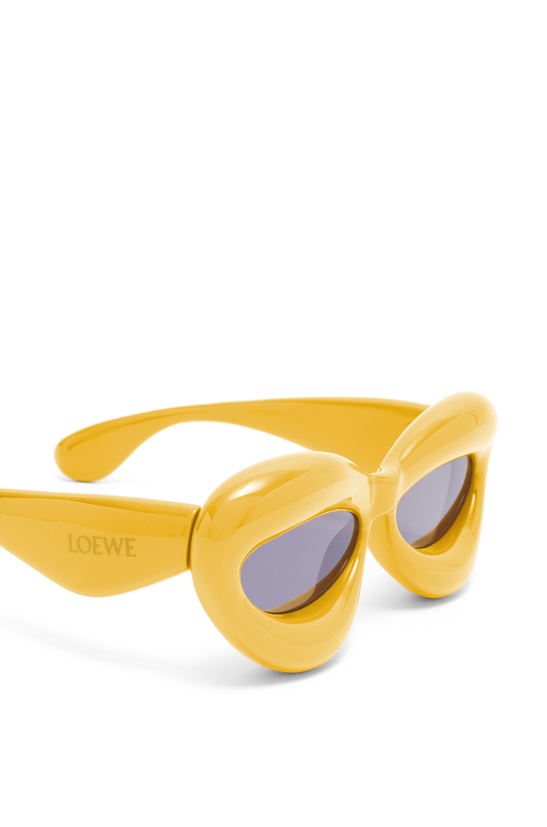 Inflated cateye sunglasses in acetate - 4