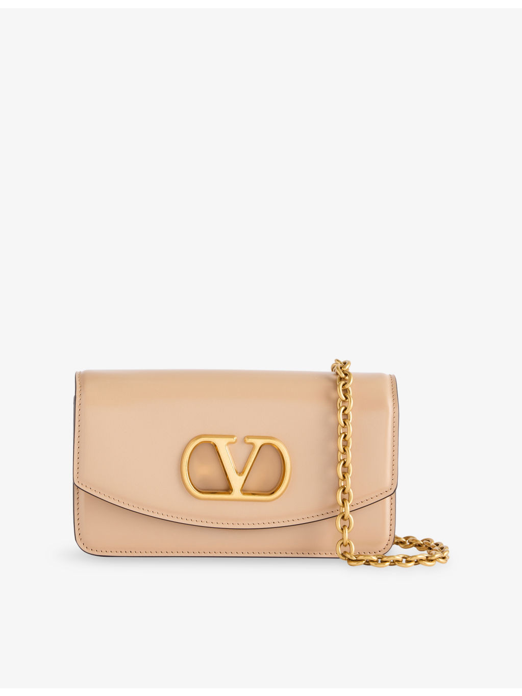VLogo Leather Clutch bag - 1