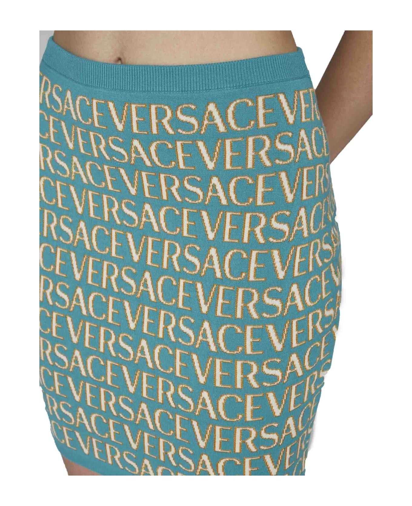 Knitted Mini Skirt - 5