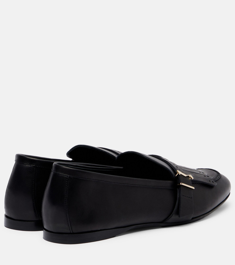 Max Mara Leather lofaers outlook