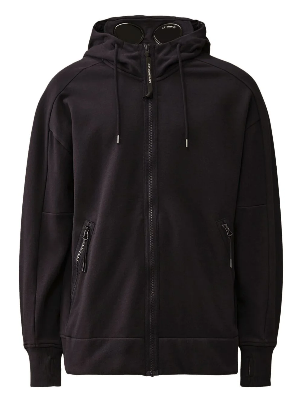 Goggle-detail hoodie - 1