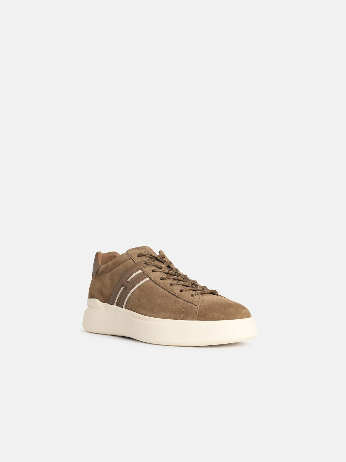 'H580' BEIGE SUEDE SNEAKERS - 2