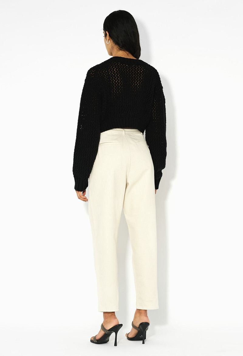 FOAM BOUCLE CROPPED CARDIGAN 5