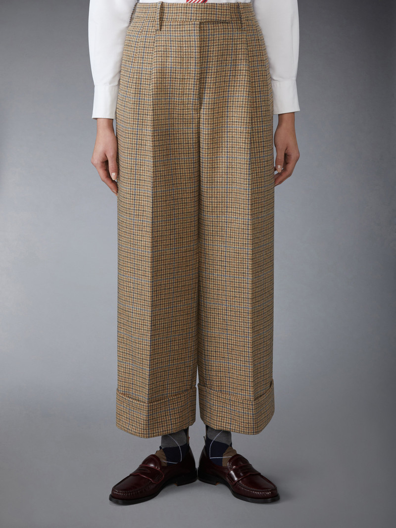 Thom Browne GUNCLUB CHECK CHEVIOT TWEED DOUBLE PLEAT TROUSER outlook