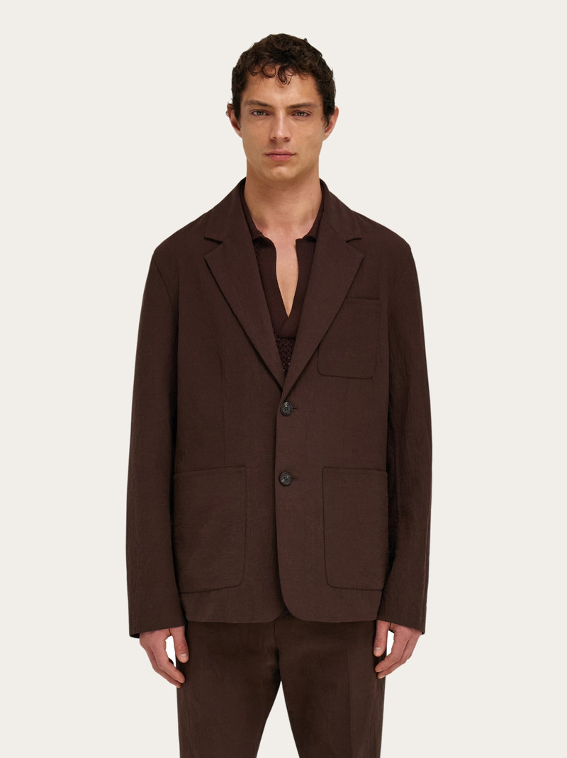 FERRAGAMO Single breasted blazer outlook