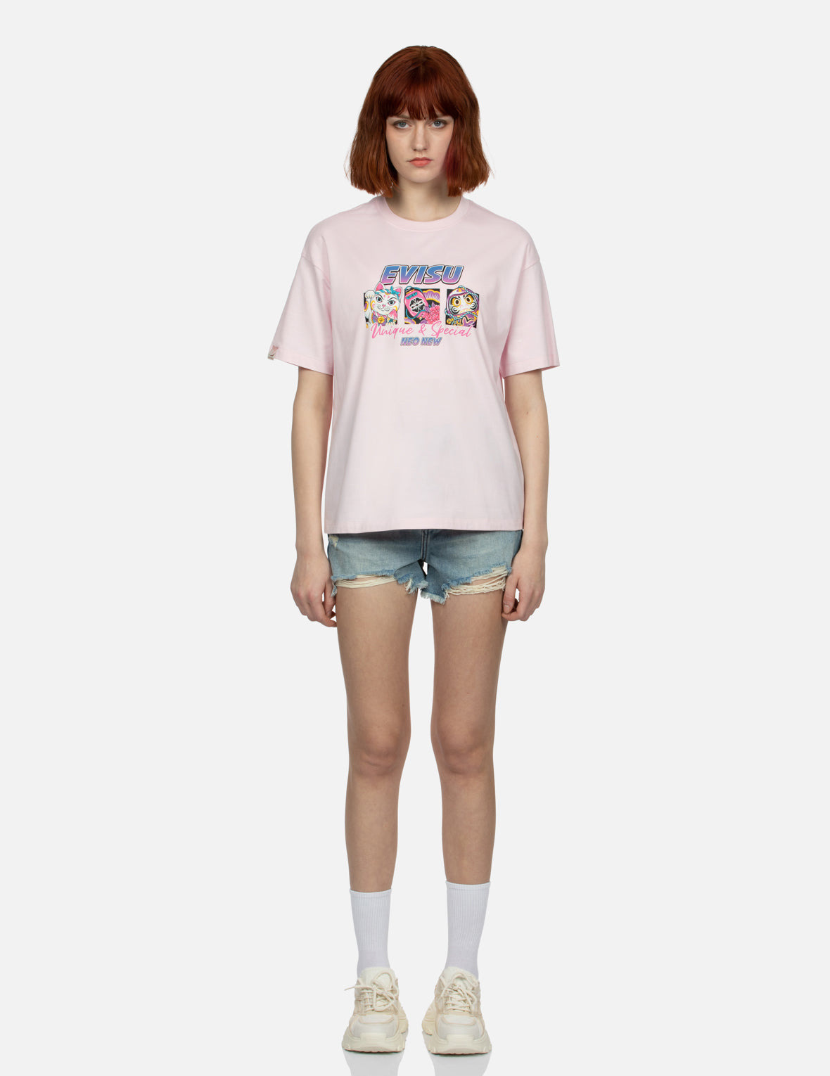 MULTIPLE PRINT OVERSIZED T-SHIRT - 5