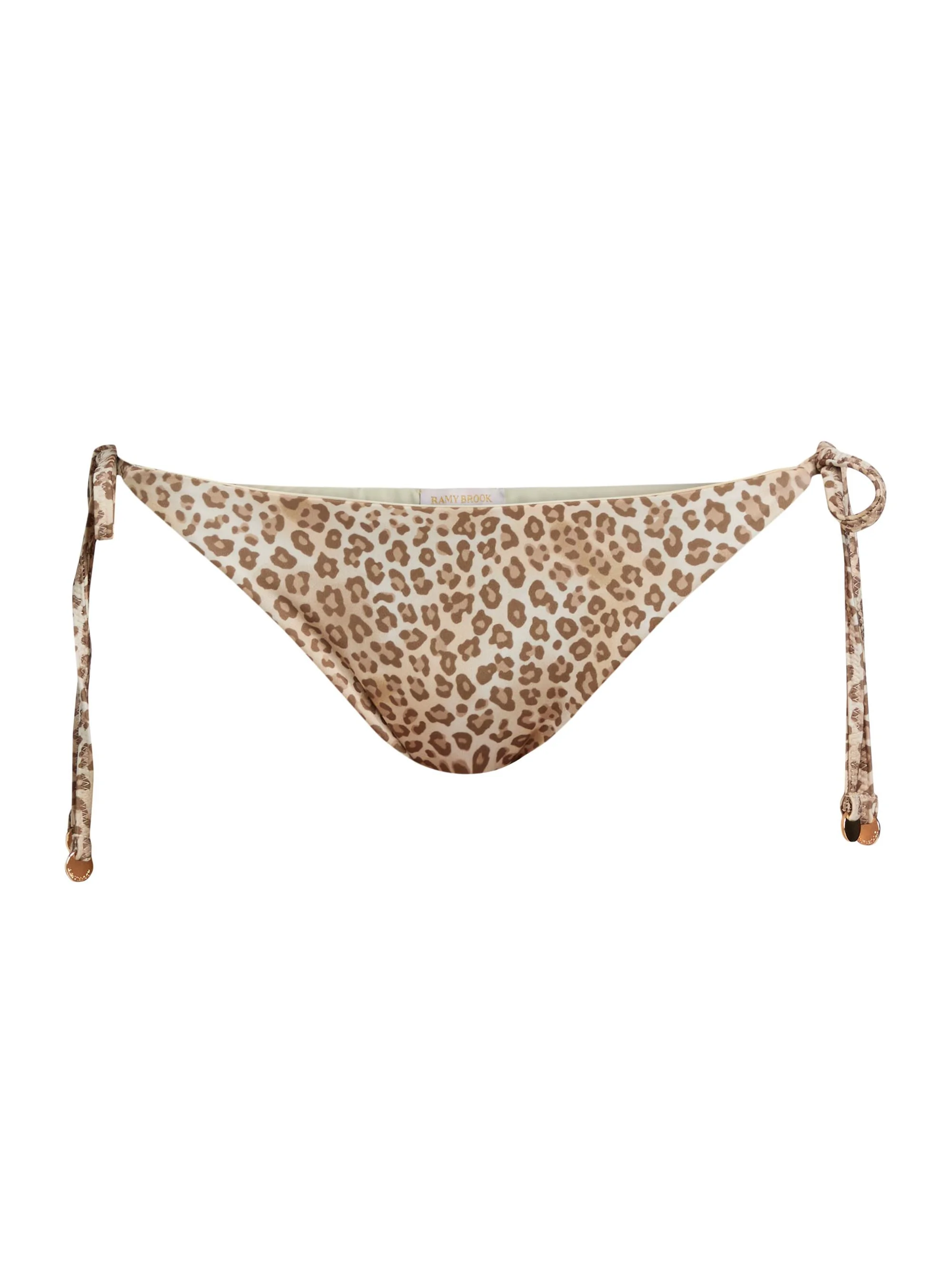 Women's Benni Leopard Print Bikini Bottom - Light Leopard - 1