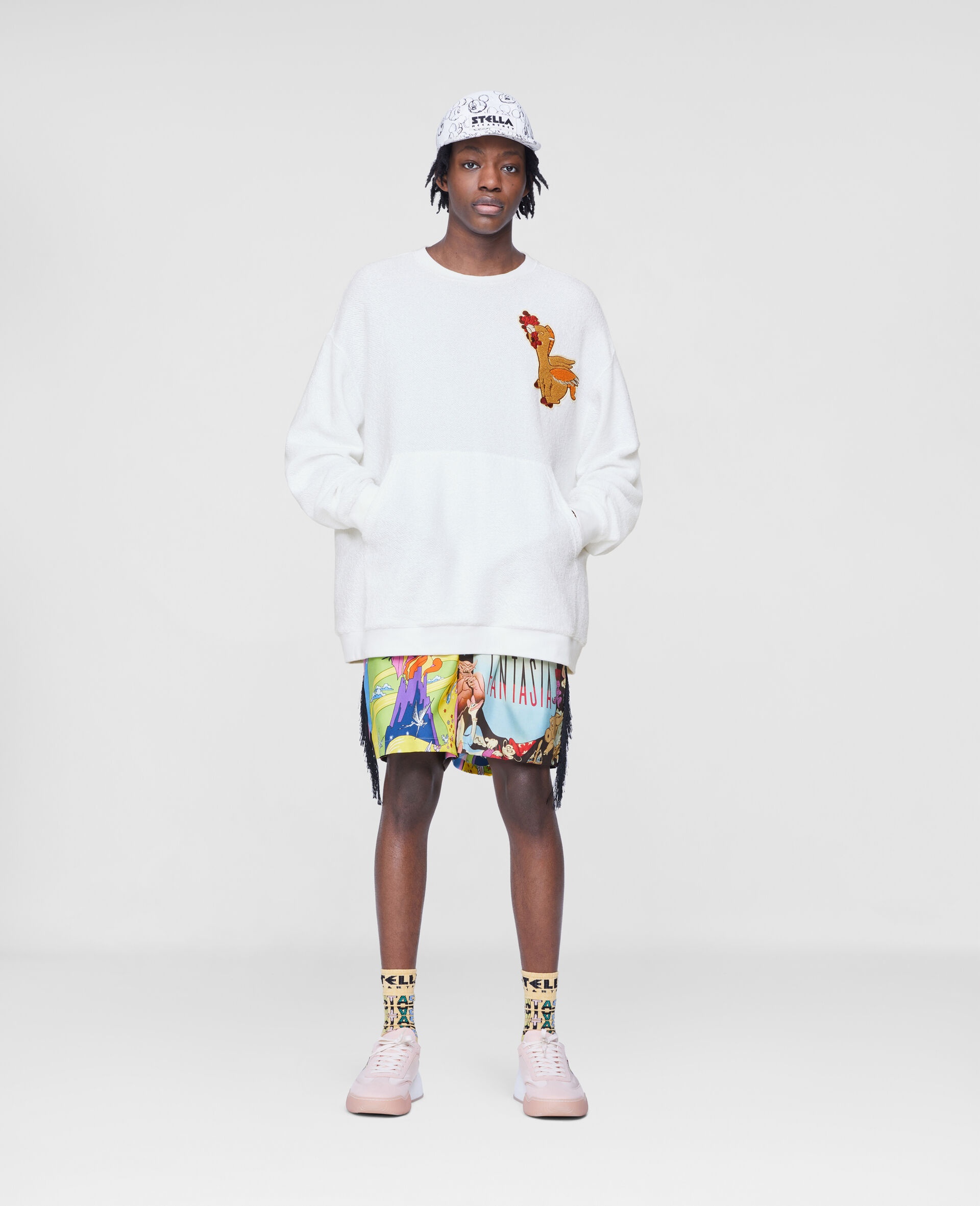 Fantasia Patch Cotton Sweatshirt - 2