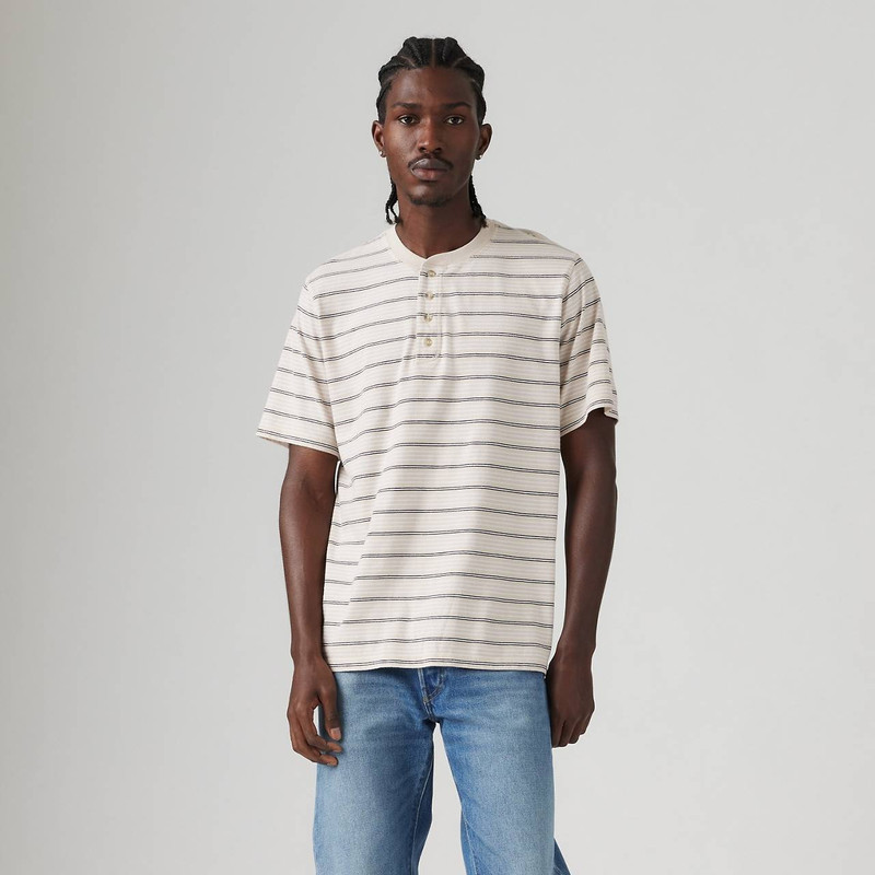 SHORT SLEEVE FOUR BUTTON HENLEY 2