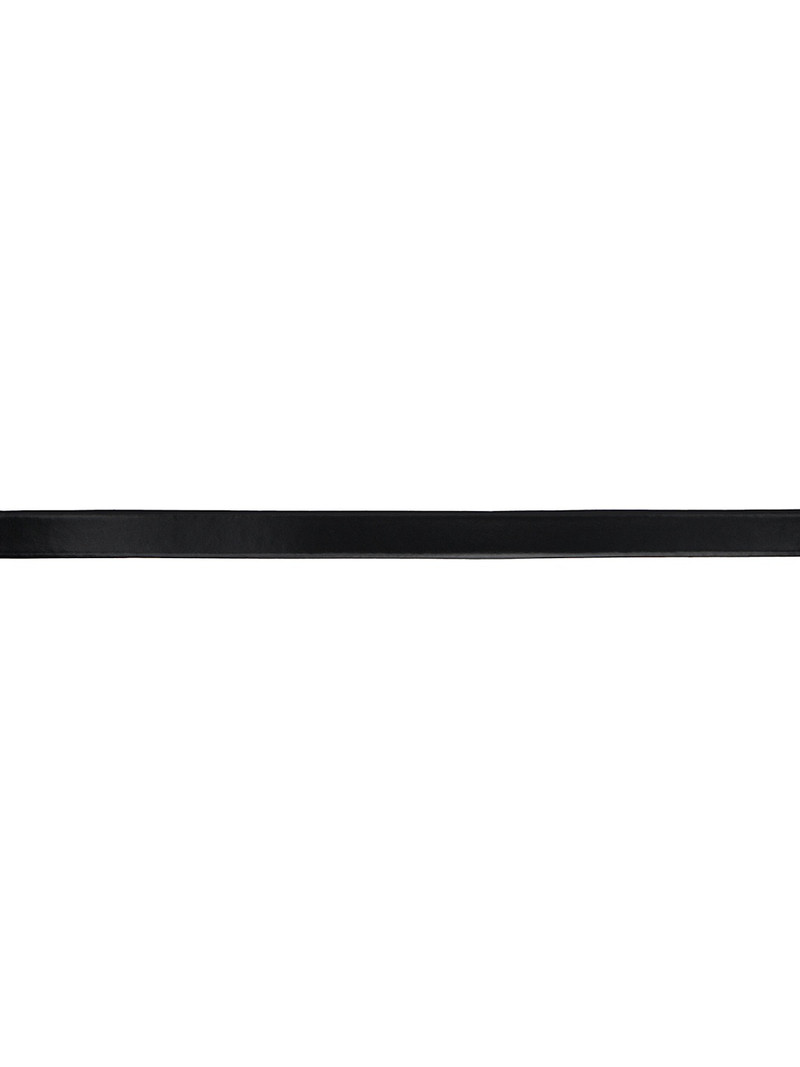 Anderson's Black Skinny Oval Buckle Belt outlook