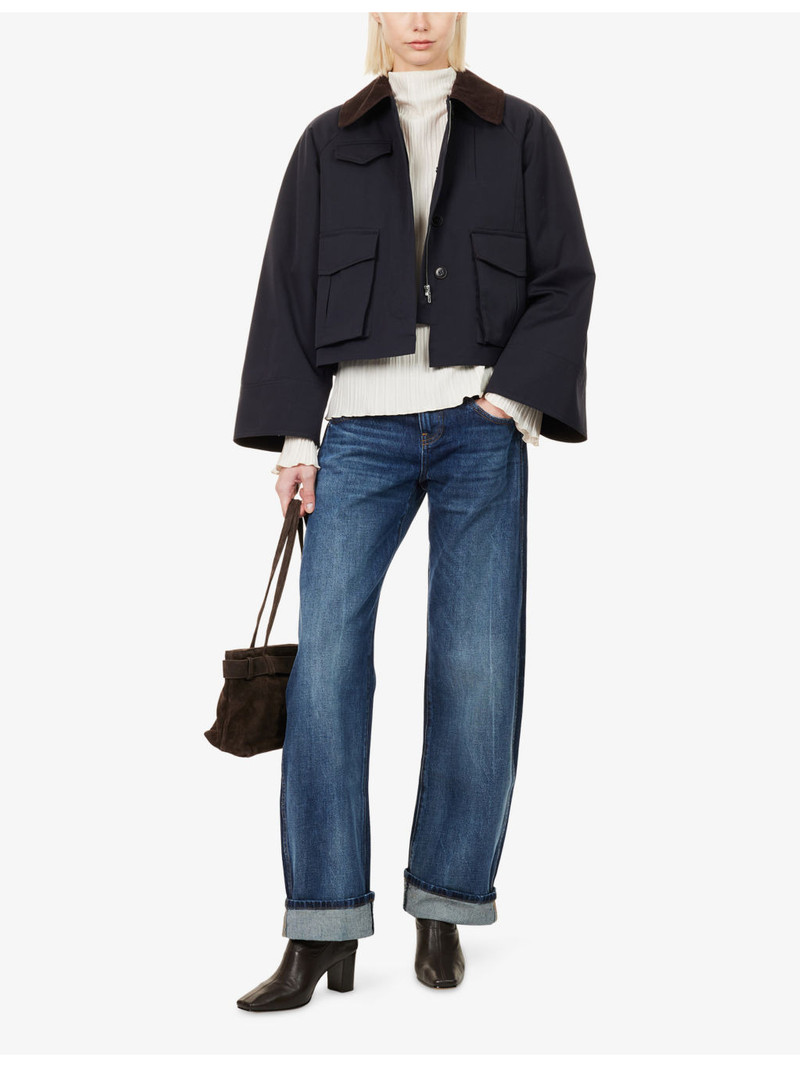 SKALL Gaby Cord-Collar Cotton Jacket outlook
