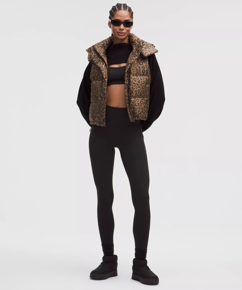 lululemon Wunder Puff 600-Down-Fill Cropped Vest *Print outlook